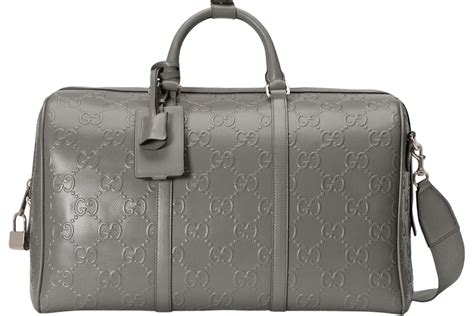 gucci duffle limited silver grey|buy gucci duffle online.